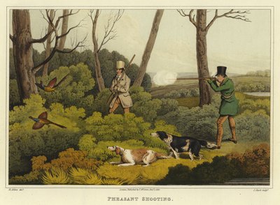 Pheasant Shooting by Henry Thomas Alken